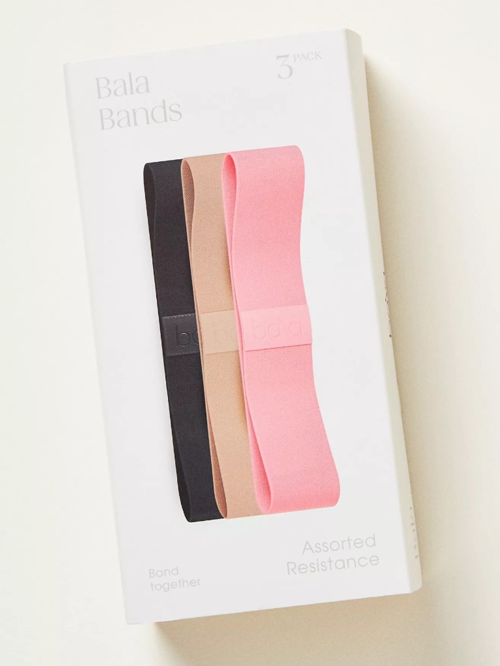 Bala Bands 3 Pack - Blush | Sand | Charcoal - NEW IN BOX